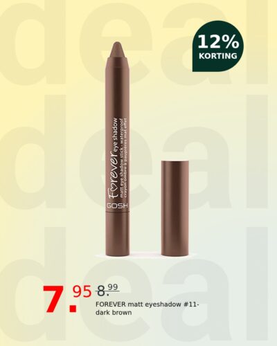 FOREVER matt eyeshadow #11-dark brown