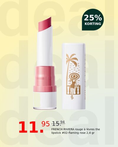 FRENCH RIVIERA rouge à lèvres the lipstick #02-flaming rose 2,4 gr