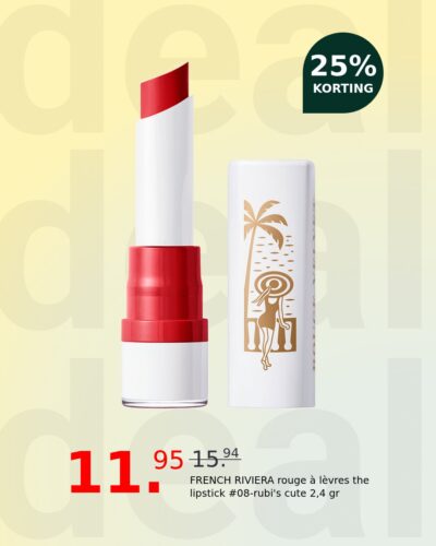 FRENCH RIVIERA rouge à lèvres the lipstick #08-rubi's cute 2,4 gr