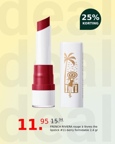 FRENCH RIVIERA rouge à lèvres the lipstick #11-berry formidable 2,4 gr