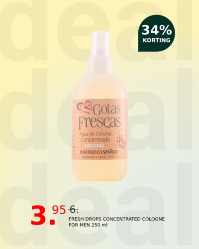 FRESH DROPS CONCENTRATED COLOGNE FOR MEN 250 ml