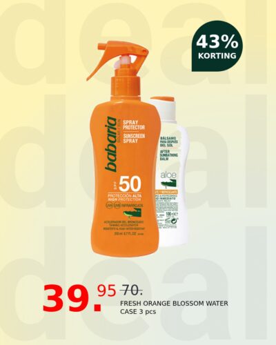 FRESH ORANGE BLOSSOM WATER CASE 3 pcs