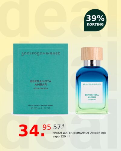 FRESH WATER BERGAMOT AMBER edt vapo 120 ml