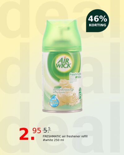 FRESHMATIC air freshener refill #white 250 ml