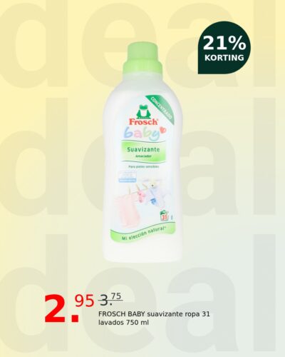 FROSCH BABY suavizante ropa 31 lavados 750 ml