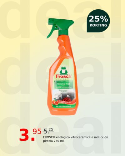 FROSCH ecológico vitrocerámica e inducción pistola 750 ml