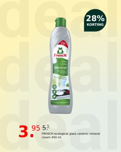 FROSCH ecological glass ceramic mineral cream 450 ml