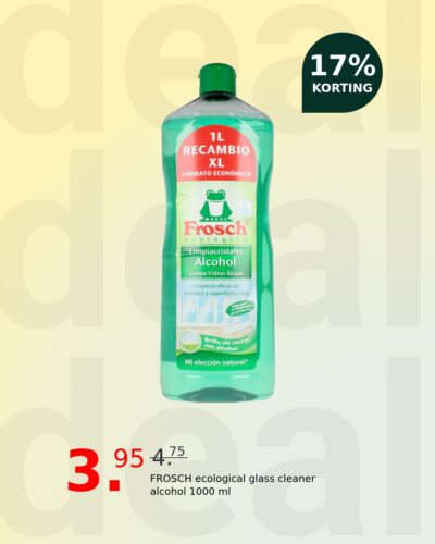 FROSCH ecological glass cleaner alcohol 1000 ml