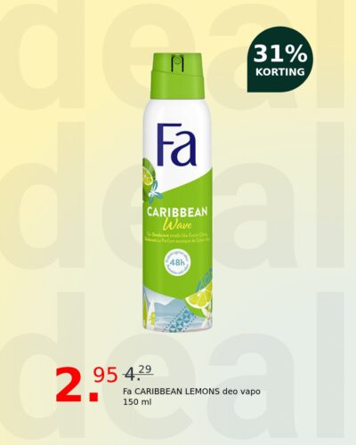 Fa CARIBBEAN LEMONS deo vapo 150 ml