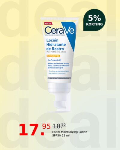 Facial Moisturizing Lotion SPF50 52 ml