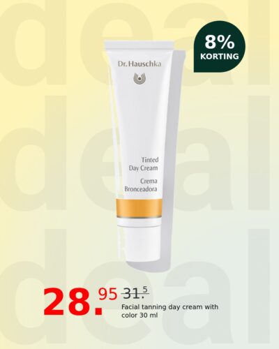 Facial tanning day cream with color 30 ml