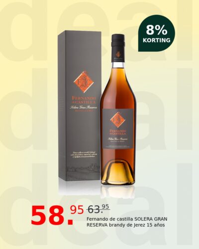Fernando de castilla SOLERA GRAN RESERVA brandy de Jerez 15 años