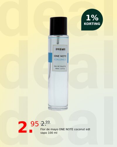 Flor de mayo ONE NOTE coconut edt vapo 100 ml