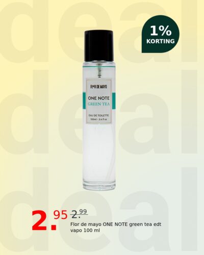 Flor de mayo ONE NOTE green tea edt vapo 100 ml