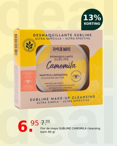 Flor de mayo SUBLIME CAMOMILA cleansing balm 80 gr