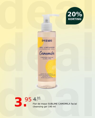 Flor de mayo SUBLIME CAMOMILA facial cleansing gel 190 ml