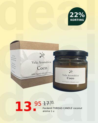 Focdenit THREAD CANDLE coconut aroma 1 u