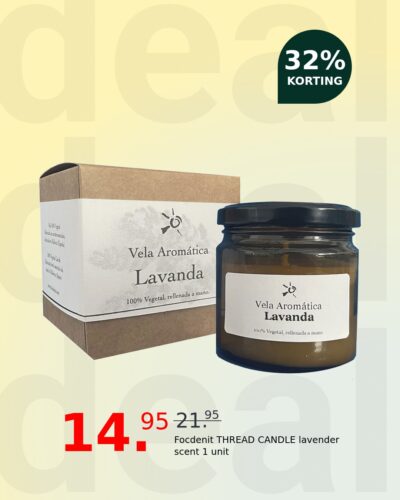 Focdenit THREAD CANDLE lavender scent 1 unit