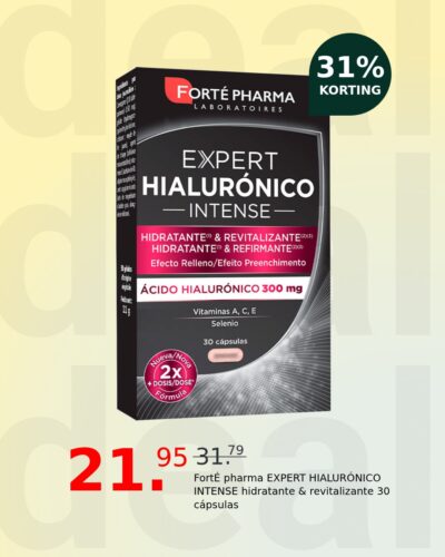 FortÉ pharma EXPERT HIALURÓNICO INTENSE hidratante & revitalizante 30 cápsulas