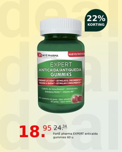 FortÉ pharma EXPERT anticaída gummies 60 u