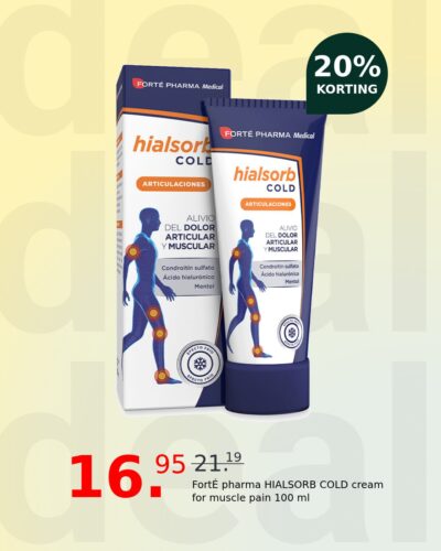 FortÉ pharma HIALSORB COLD cream for muscle pain 100 ml