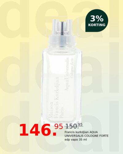 Francis kurkdjian AQUA UNIVERSALIS COLOGNE FORTE edp vapo 35 ml