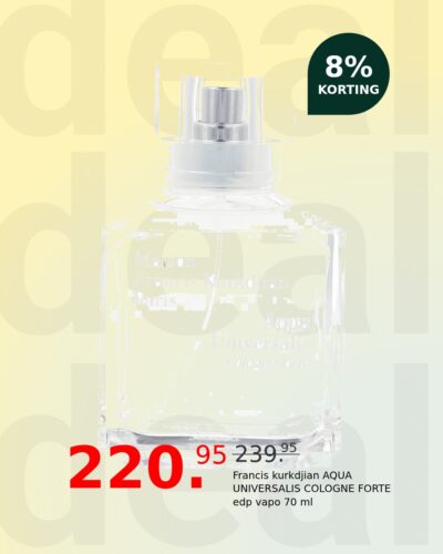 Francis kurkdjian AQUA UNIVERSALIS COLOGNE FORTE edp vapo 70 ml