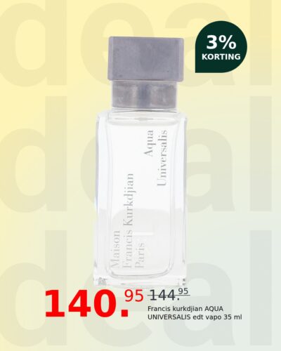 Francis kurkdjian AQUA UNIVERSALIS edt vapo 35 ml