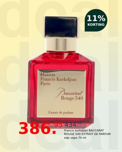 Francis kurkdjian BACCARAT ROUGE 540 EXTRAIT DE PARFUM edp vapo 70 ml