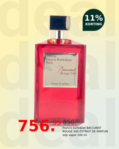 Francis kurkdjian BACCARAT ROUGE 540 EXTRAIT DE PARFUM edp vapor 200 ml