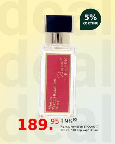 Francis kurkdjian BACCARAT ROUGE 540 edp vapo 35 ml