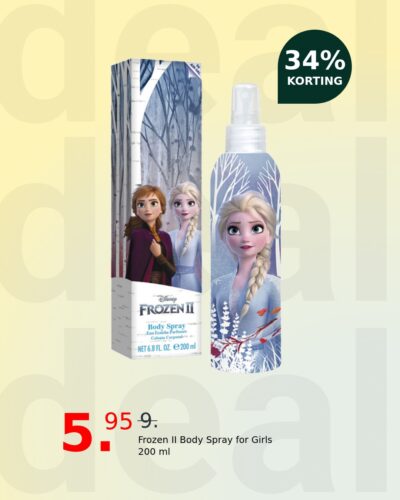 Frozen II Body Spray for Girls 200 ml