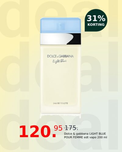 Dolce & gabbana LIGHT BLUE POUR FEMME edt vapo 200 ml