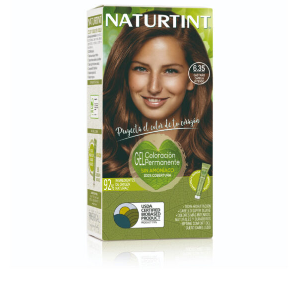NATURTINT ammonia-free dye #6.35-Intense Cinnamon Chestnut 170 ml