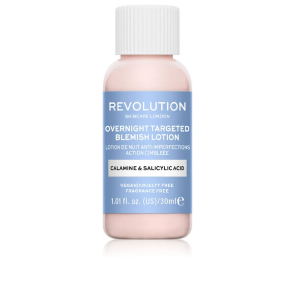Revolution skincare OVERNIGHT TARGETED BLEMISH LOTION calamine & salicylic acid 30 ml