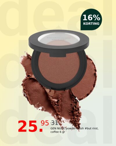 GEN NUDE powder blush #but rirst, coffee 6 gr