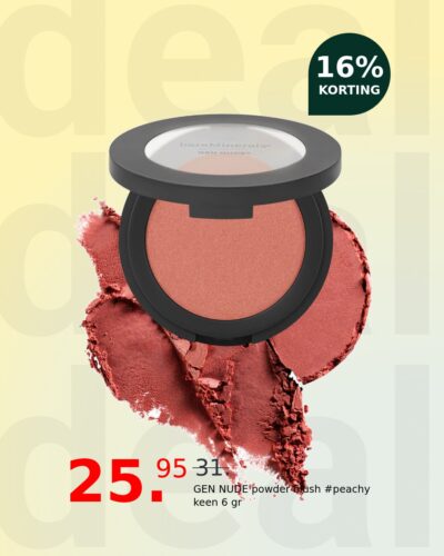 GEN NUDE powder blush #peachy keen 6 gr