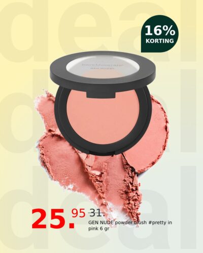 GEN NUDE powder blush #pretty in pink 6 gr