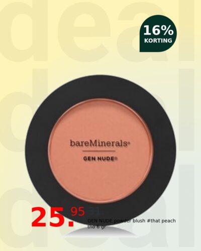 GEN NUDE powder blush #that peach tho 6 gr