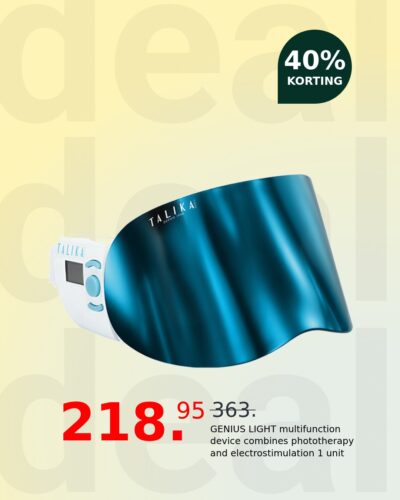 GENIUS LIGHT multifunction device combines phototherapy and electrostimulation 1 unit