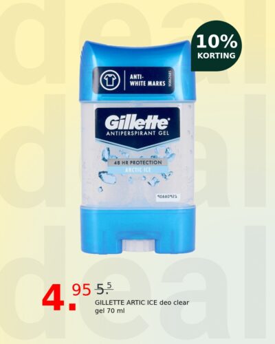 GILLETTE ARTIC ICE deo clear gel 70 ml
