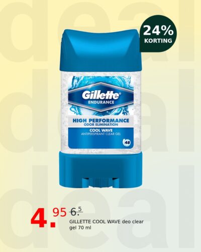 GILLETTE COOL WAVE deo clear gel 70 ml