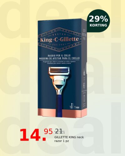 GILLETTE KING neck razor 1 pz