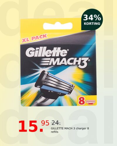 GILLETTE MACH 3 charger 8 refills
