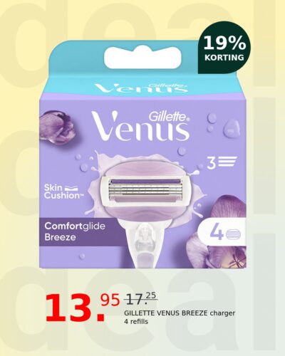 GILLETTE VENUS BREEZE charger 4 refills