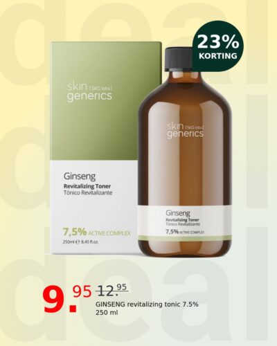 GINSENG revitalizing tonic 7.5% 250 ml