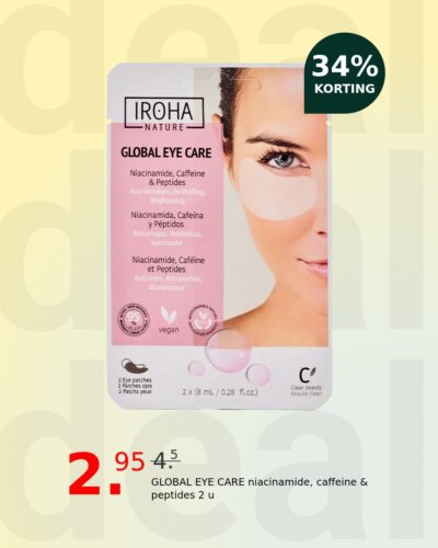 GLOBAL EYE CARE niacinamide, caffeine & peptides 2 u