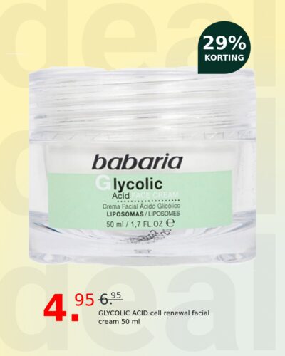 GLYCOLIC ACID cell renewal facial cream 50 ml