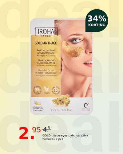 GOLD tissue eyes patches extra firmness 2 pcs