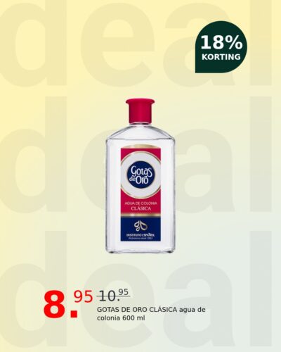 GOTAS DE ORO CLÁSICA agua de colonia 600 ml